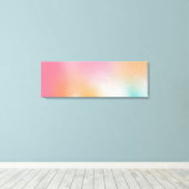 Farbige Abstrakte Kunst Modernes Gelbes Rotes Rote Leinwanddruck (Insitu (Holzboden))