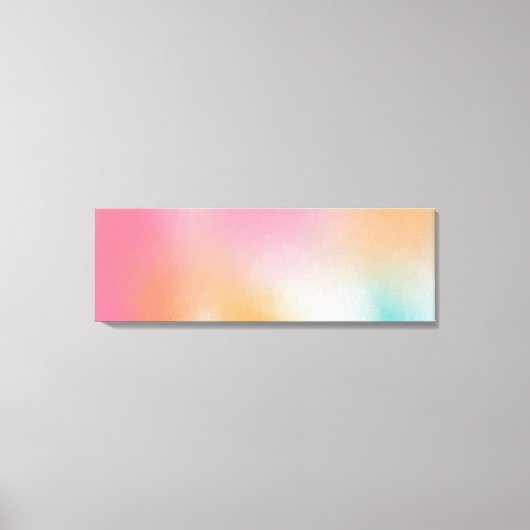 Farbige Abstrakte Kunst Modernes Gelbes Rotes Rote Leinwanddruck (Vorderseite)