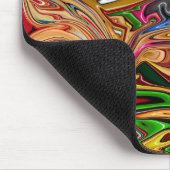 Farbige abstrakte Kunst Mousepad (Ecke)