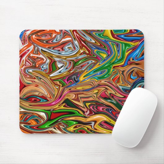 Farbige abstrakte Kunst Mousepad (Mit Mouse)