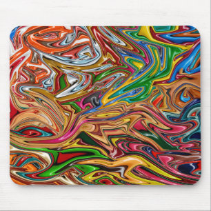 Farbige abstrakte Kunst Mousepad