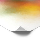 Farbige Abstrakte Kunst Rot Gelb Blau Lila Poster (Ecke)