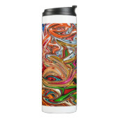 Farbige abstrakte Kunst Thermosbecher (Nach links gedreht)