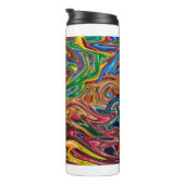 Farbige abstrakte Kunst Thermosbecher (Nach rechts gedreht)