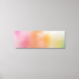 Farbige Abstrakte Kunst Trendy Modernes Rotes Rosa Leinwanddruck