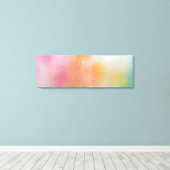 Farbige Abstrakte Kunst Trendy Modernes Rotes Rosa Leinwanddruck (Insitu (Holzboden))