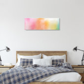 Farbige Abstrakte Kunst Trendy Modernes Rotes Rosa Leinwanddruck (Insitu (Schlafzimmer))