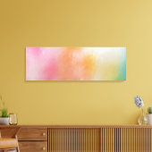 Farbige Abstrakte Kunst Trendy Modernes Rotes Rosa Leinwanddruck (Insitu (Wohnzimmer))
