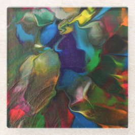 Farbige abstrakte Kunst Untersetzer