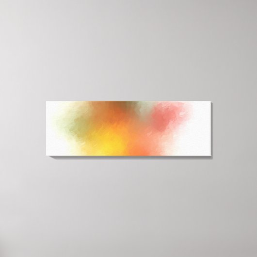 Farbige Abstrakte Kunstwerke Moderne Moderne Rosa Leinwanddruck (Vorderseite)