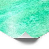 Farbige Abstrakte Landschaft Wasserfarben drucken Fotodruck (Ecke)