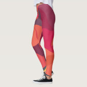 Farbige Abstrakte Leggings (Links)