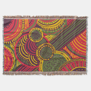 Farbige Abstrakte Linien   Rosa Lila Gelb grün Decke