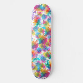 Farbige abstrakte Mal-Splatter-Kunst-Skateboard Skateboard