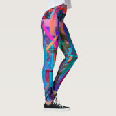 Farbige Abstrakte Malerei #19 Leggings (Rechts)