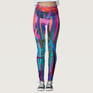 Farbige Abstrakte Malerei #19 Leggings