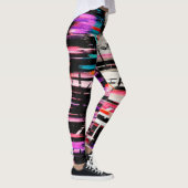 Farbige Abstrakte Malerei #9 Leggings (Rechts)