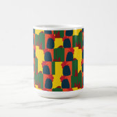 Farbige abstrakte Malerei Kaffeetasse (Mittel)