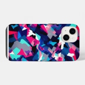 Farbige abstrakte Malerei mit Wirbel und Spirale iPhone Hülle (Rückseite (Horizontal))