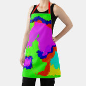 Farbige Abstrakte Malerei Rot Grün Schürze (InSitu)