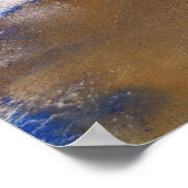 Farbige abstrakte minimale editierbare hinzufügen poster (Ecke)