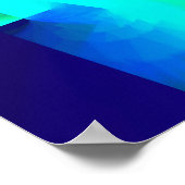 Farbige abstrakte minimale editierbare hinzufügen poster (Ecke)