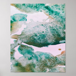 Farbige abstrakte minimale editierbare hinzufügen poster