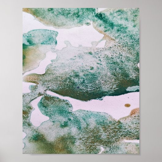 Farbige abstrakte minimale editierbare hinzufügen poster (Vorne)