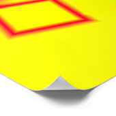 Farbige abstrakte minimale editierbare hinzufügen poster (Ecke)