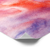 Farbige abstrakte minimale editierbare hinzufügen poster (Ecke)