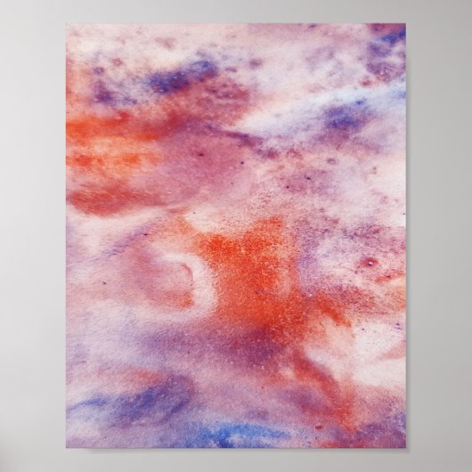 Farbige abstrakte minimale editierbare hinzufügen poster (Vorne)