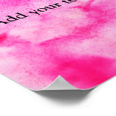 Farbige abstrakte minimale editierbare hinzufügen poster (Ecke)