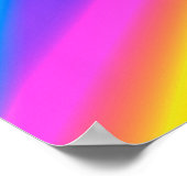 Farbige abstrakte minimale editierbare hinzufügen poster (Ecke)