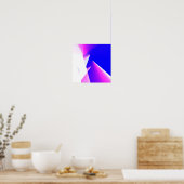 Farbige abstrakte minimale editierbare hinzufügen poster (Küche)