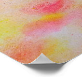 Farbige abstrakte minimale editierbare hinzufügen poster (Ecke)