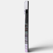 Farbige abstrakte moderne fraktale Blumeninitialen Case-Mate iPhone Hülle (Rückseite / Links)