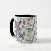 Farbige Abstrakte Monogramm-Tasse - K für Kyle Tasse (Vorderseite Links)