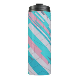 Farbige Abstrakte Muster Thermal Tumbler Thermosbecher