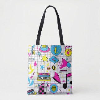 Farbige Abstrakte Mustertüte Tasche
