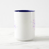 Farbige abstrakte Neon-Splash Tasse (Zentrum)