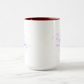Farbige abstrakte Neon-Splash Tasse (Zentrum)