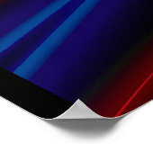 Farbige Abstrakte Neon Wirbel Kunstwerk Wand Poste Poster (Ecke)