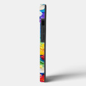 Farbige Abstrakte Ölgemälde von Frühlingsblumen Case-Mate iPhone Hülle (Rückseite / Links)