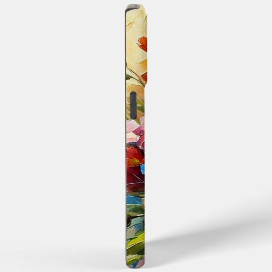 "Farbige Abstrakte Ölgemälde von Frühlingsblumen" Case-Mate iPhone Hülle (Rückseite / Rechts)