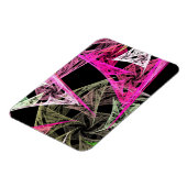 Farbige Abstrakte Origami Magnet (Linke Seite)