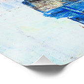 Farbige Abstrakte Originalkunst Poster (Ecke)