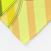 Farbige Abstrakte Patchwork-Katze Fleecedecke (Ecke)