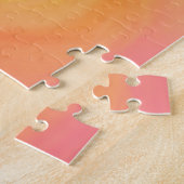 Farbige Abstrakte Pinselstriche Gradient Ombre Puzzle (Seite)