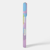 Farbige Abstrakte Pinselstriche Muster Monogramm Case-Mate iPhone Hülle (Rückseite / Rechts)