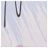 Farbige abstrakte Pinselstriche Stoff (Nahaufnahme)